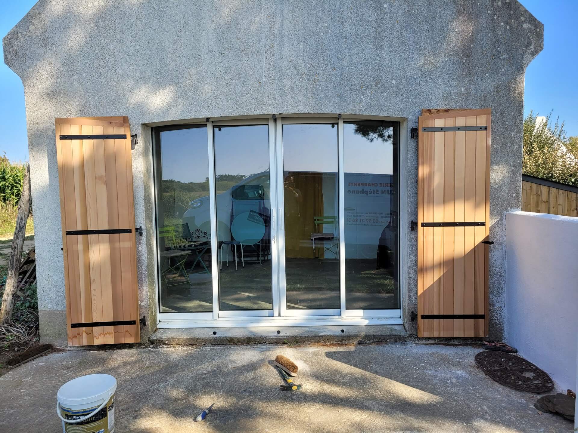 pose de menuiseries extérieures à Belle Ile en Mer par Stéphane Samzun