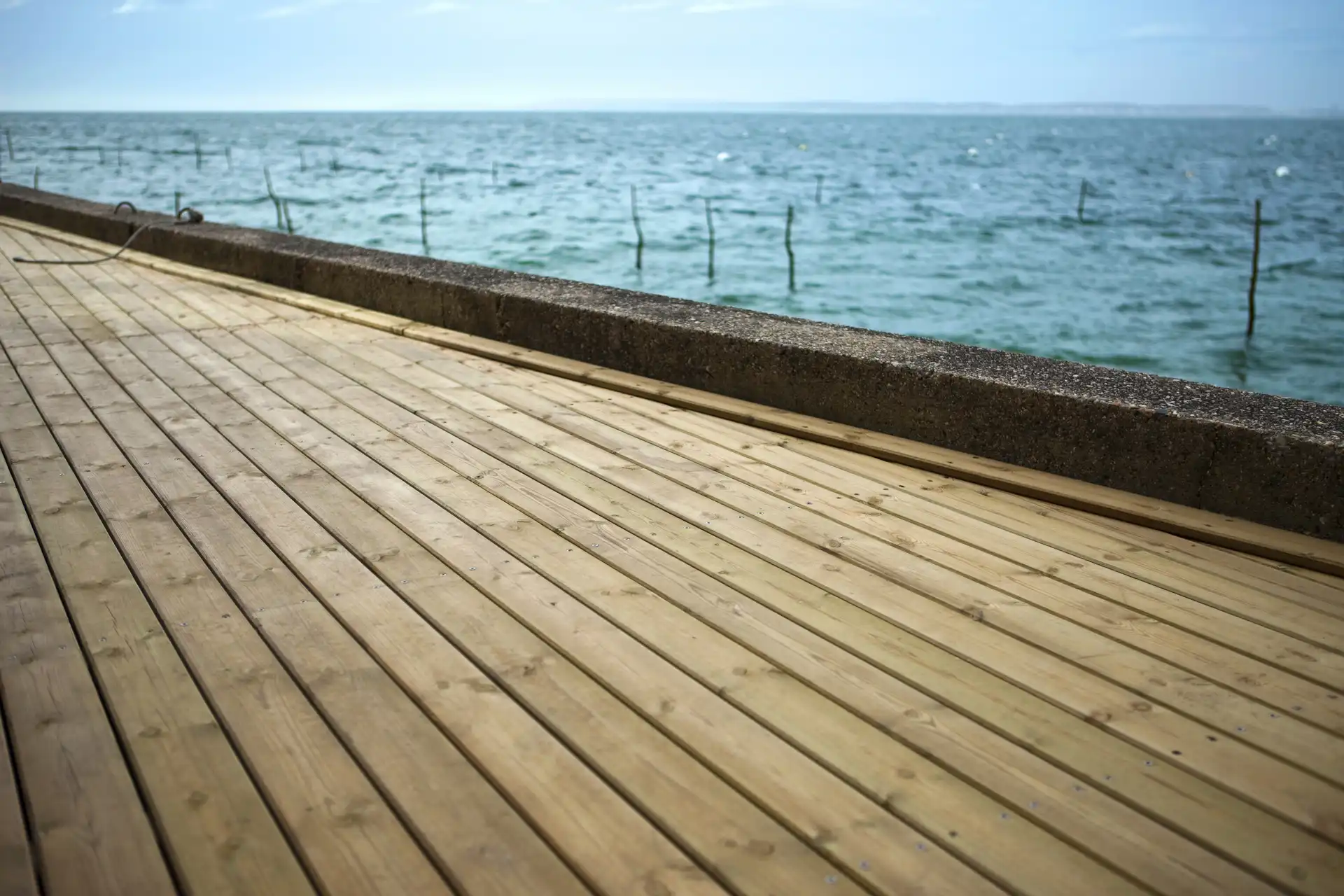 Création de terrasse en bois à Belle Ile en Mer par Stéphane Samzun
